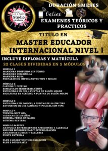 Xnails Studio Academy. Cursos de manicuria online capacitación profesional.