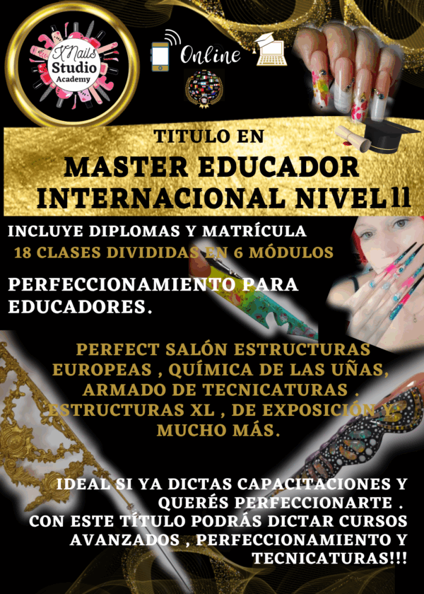 Xnails Studio Academy. Cursos de manicuria online capacitación profesional.